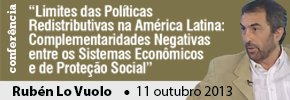 Conferência com o professor Rubén Lo Vuolo, do CIEPP-Argentina Conferência com o professor Rubén Lo Vuolo, do CIEPP-Argentina